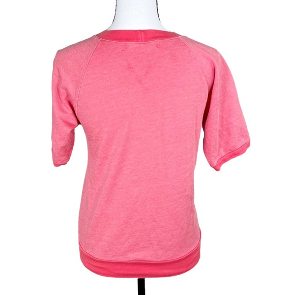 Project Social T & Urban Outfitters Coral Short Sleeve Sweatshirt - Picture 2 of 6